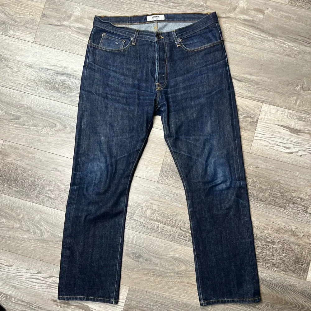 Baldwin The 77 Drop Yoke Straight Jeans 38